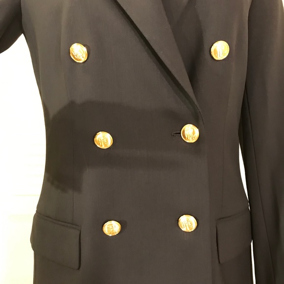 Polo Ralph Lauren Double-Breasted Wool Blazer Size 4 - Picture 11 of 15